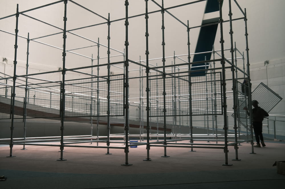 2024.08.16個展設営の様子