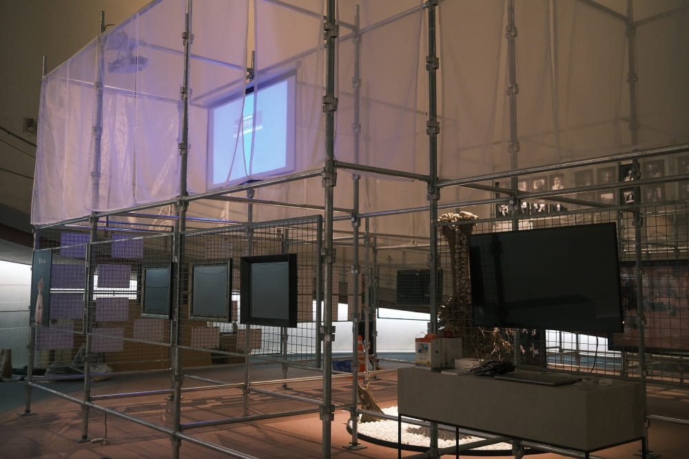 2024.08.16個展設営の様子